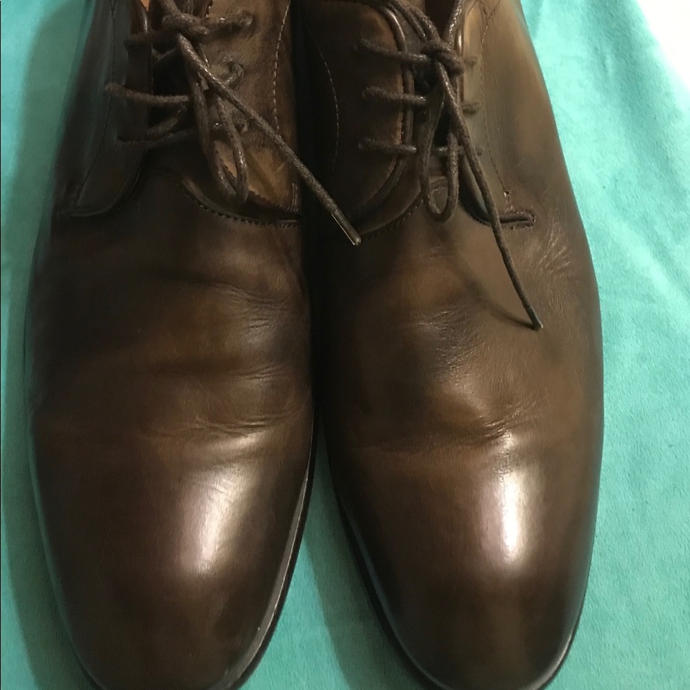 John Varvatos dark brown men’s Dress shoes 10 1/2